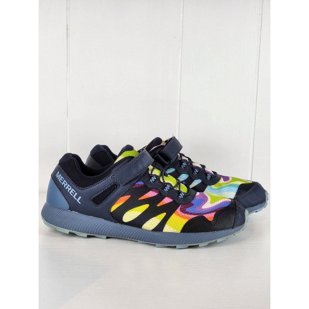 Merrell Nova 2 Youth 7 Sneakers Navy Multi Color Trail Running Shoes MK263155